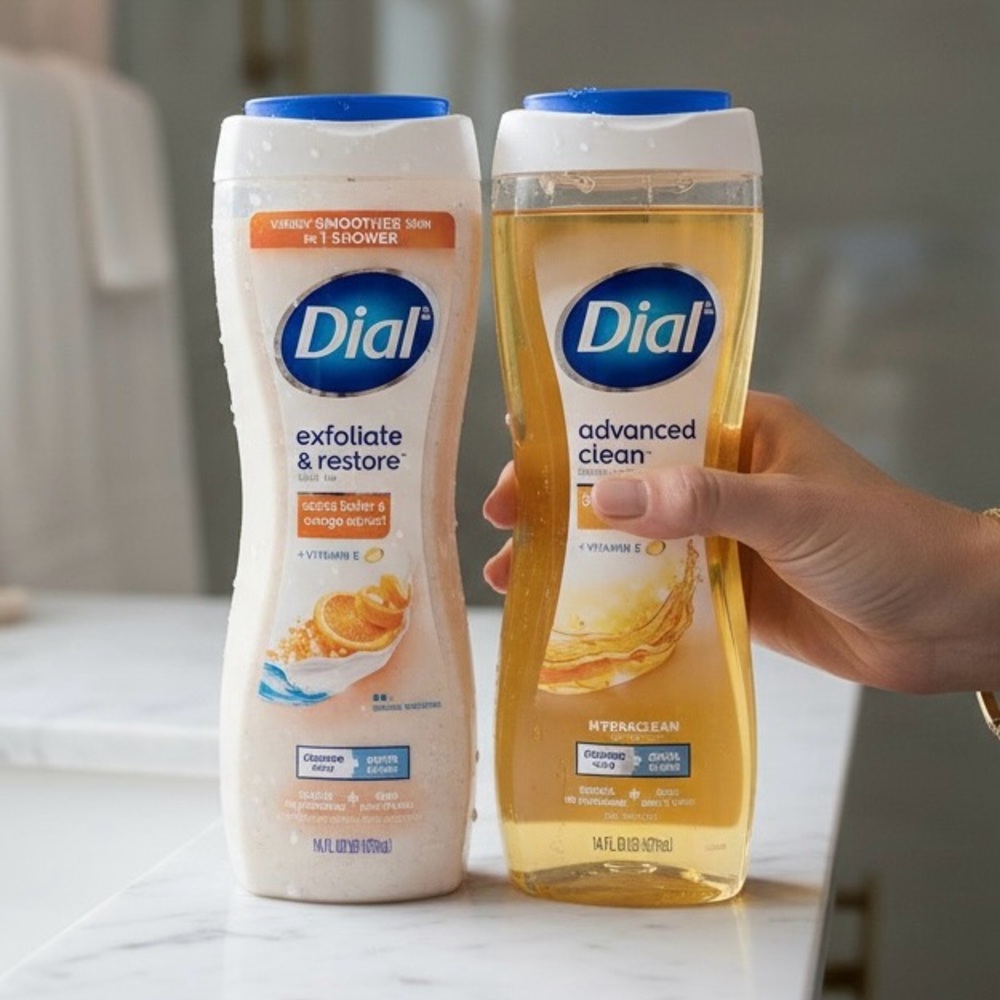 Item #22: Dial Body Wash 16 fl oz (2 Pack ~ Cocoa Butter & Orange & Gold)